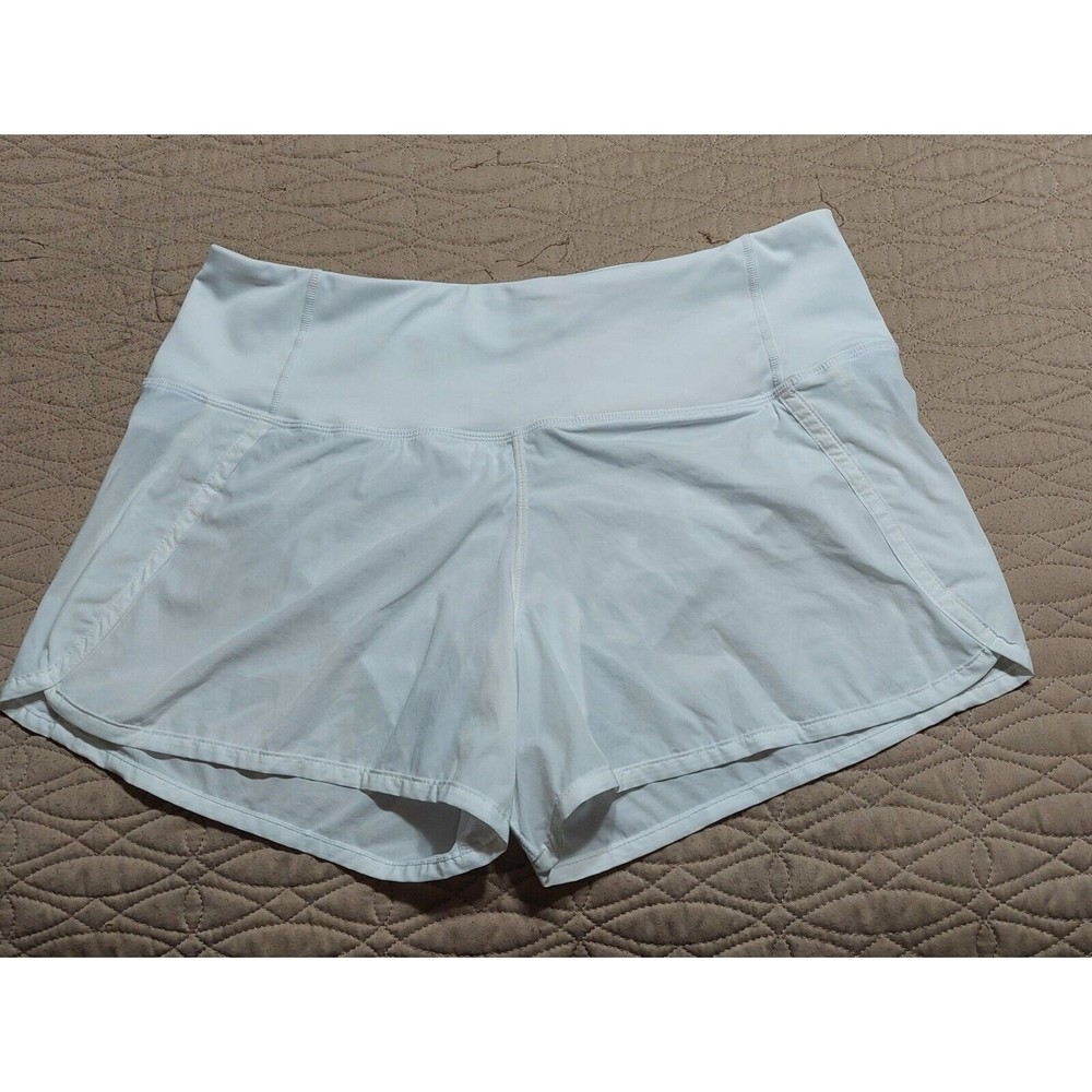 Gladual Shorts Short Women XL,white, Polyester, 15.5 Inch Waist And Spandex,.